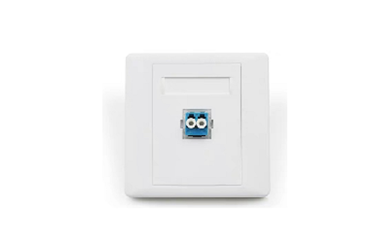 單口86型光纖面板